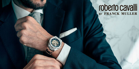 Мужские часы Roberto Cavalli by Franck Muller: сочетая лучшее