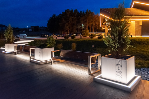 TRIF-MEBEL | Finished project – Lebyaziy Restaurant in Minsk, Republic of Belarus