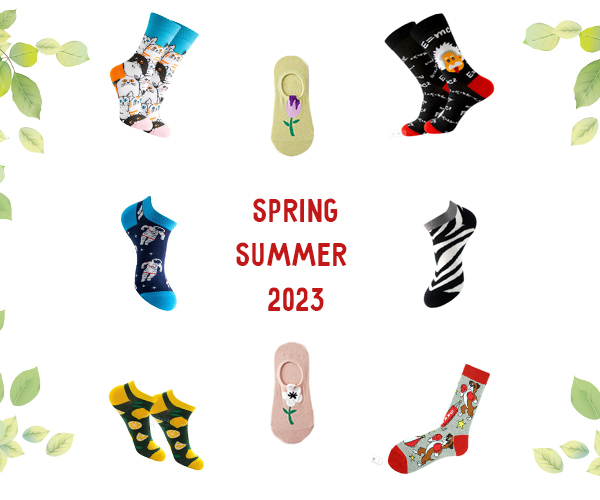 Летние мужские и женские носки