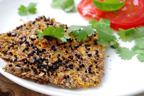 Хлебцы лен-морковь в дегидраторе