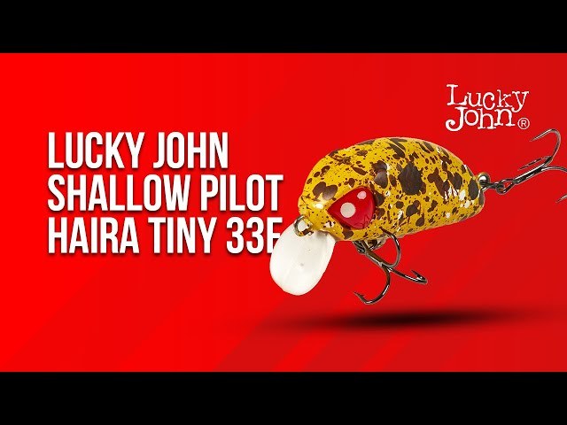 Обзор воблера Lucky John Shallow Pilot Haira Tiny 33F