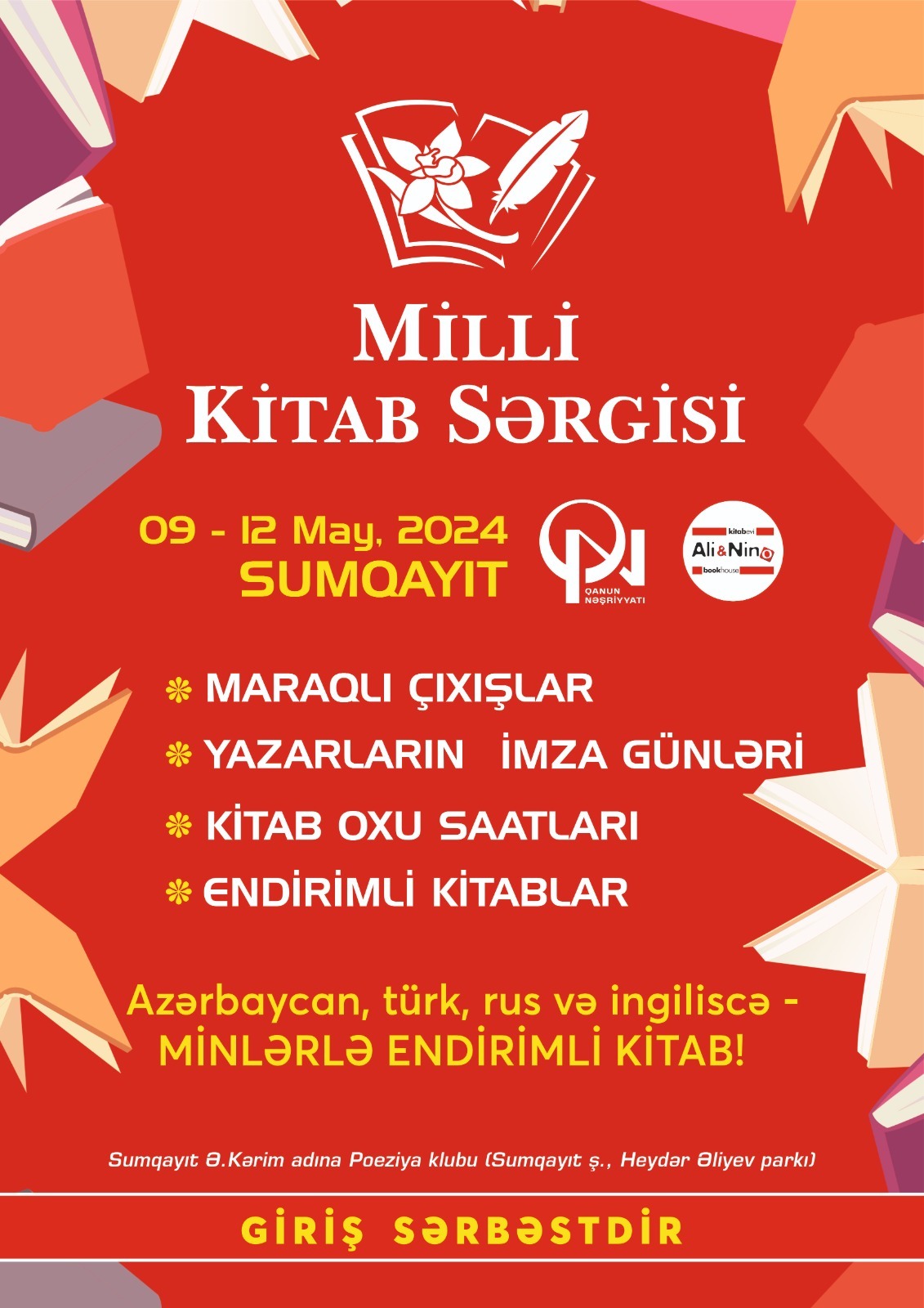 VI Milli Kitab Sərgisi keçiriləcək!