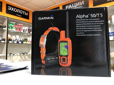 Системы слежения за собакой - Garmin ALPHA 50 -T5 вновь в наличии!