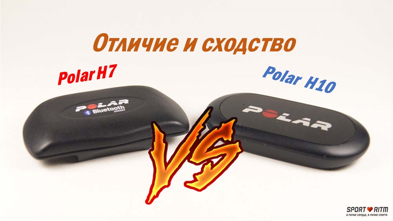 Пульсометры Polar H7 и Polar H10: отличие и сходство