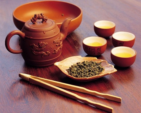 Церемония чаепития цейлонского чая.