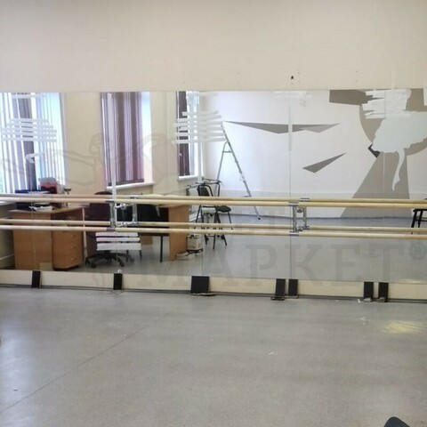 Установка станка хореографического в московской школе № 1213