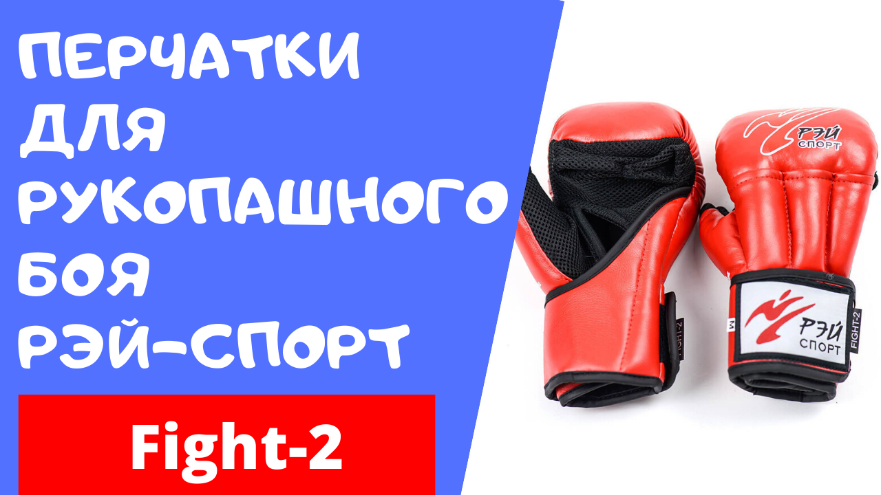 Обзор перчаток для рукопашного боя от фирмы Рэй-спорт. Модель Fight-2