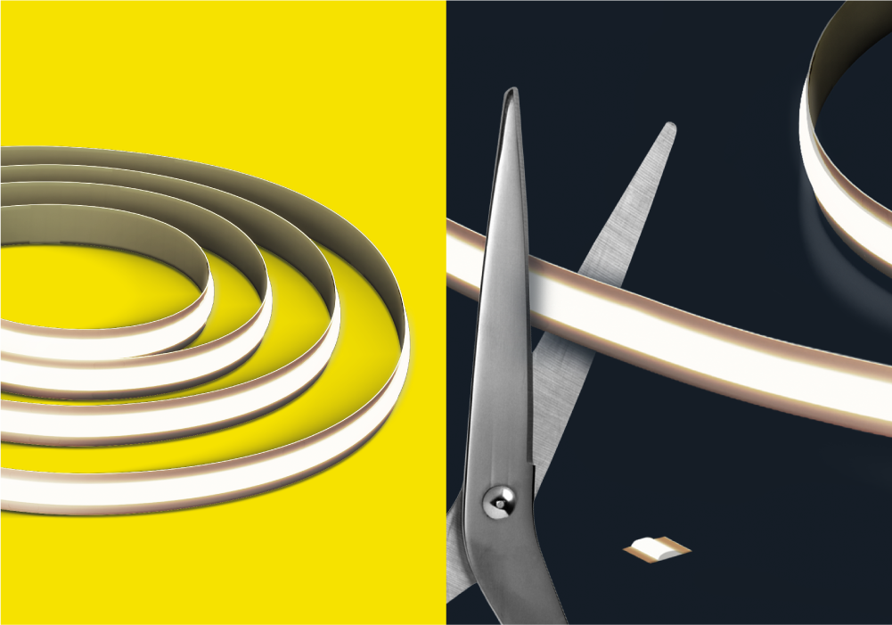 Светодиодная лента 24 В COB свободной резки (freecut)