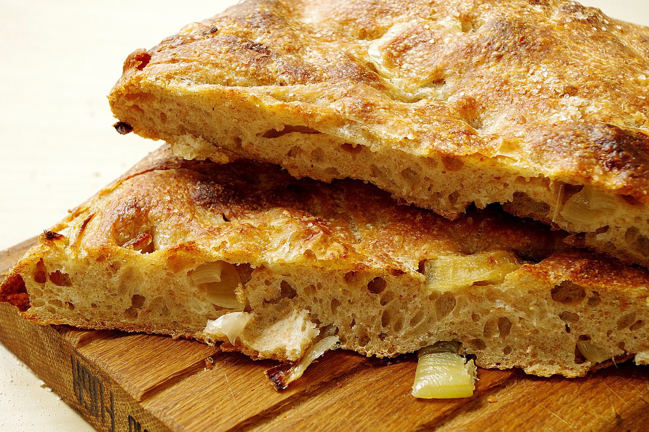 Хлеб с луком и сыром рецепт с фото