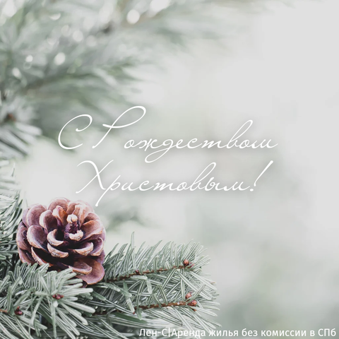 С Рождеством Христовым Вас!