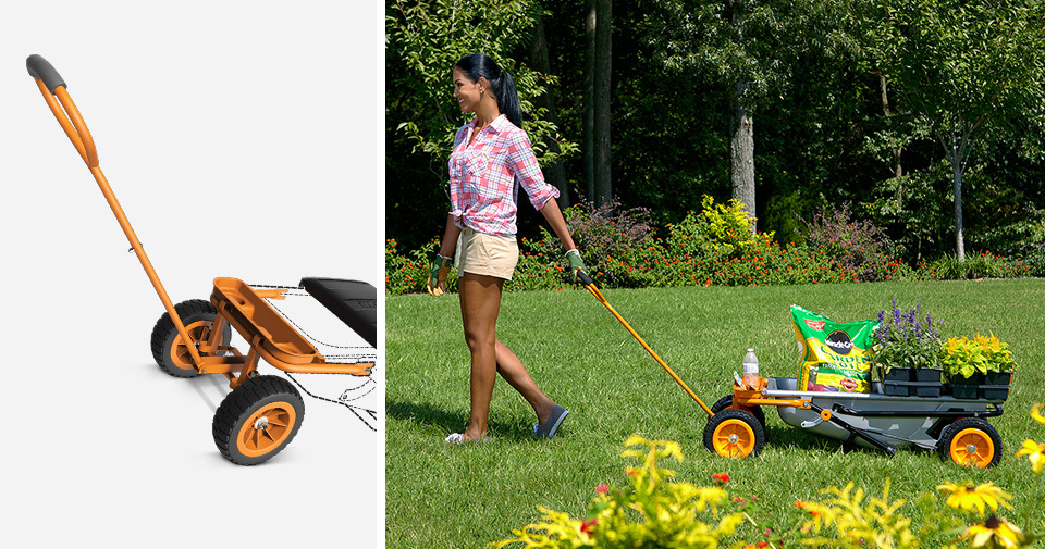 КАК ИСПОЛЬЗОВАТЬ САДОВУЮ ТЕЛЕЖКУ WORX AEROCART