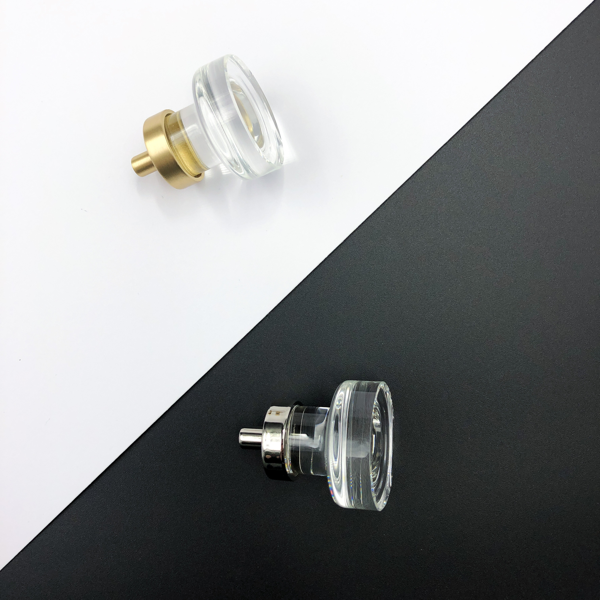 Прозрачные мебельные ручки: за и против