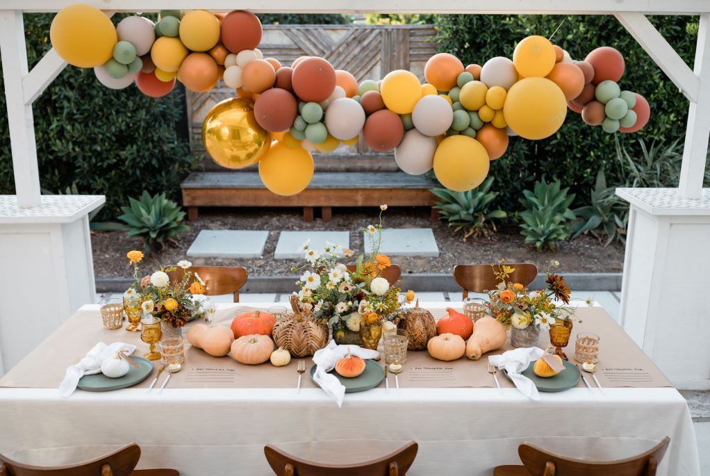 Осенняя сервировка стола и мастер-класс