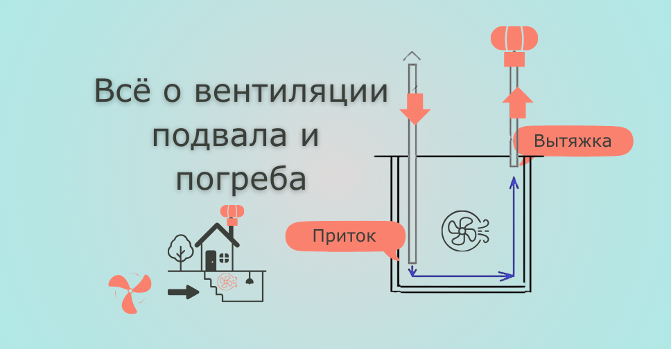 Как в подвале сделать вытяжку?