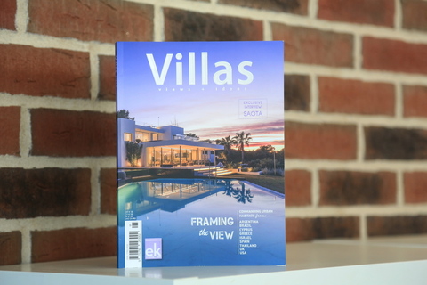 Журнал Villas о нашем проекте в Греции