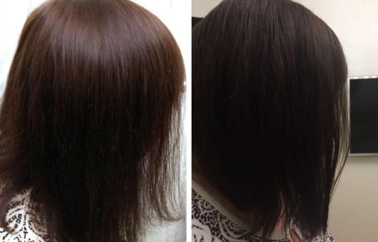Хна для волос: до и после, фото