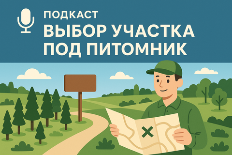 Подкаст “Как выбрать участок под питомник”