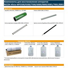 Запчасти и расходники CET для RICOH Aficio MP5500/6500/7500/6000/8000/6001/7001/8001