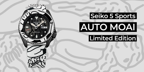 Seiko 5 Sports Auto Moai - лимитированная серия