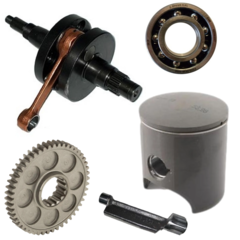 Коленчатый вал, поршень, баланс. вал
