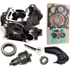 Картер, помпа, бендикс, защита цепи