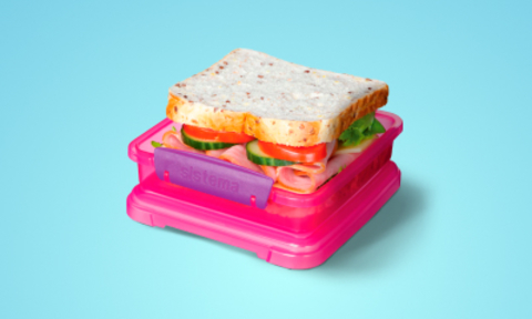 Sistema - Lunch Sandwich Box 450ml Pack of 3