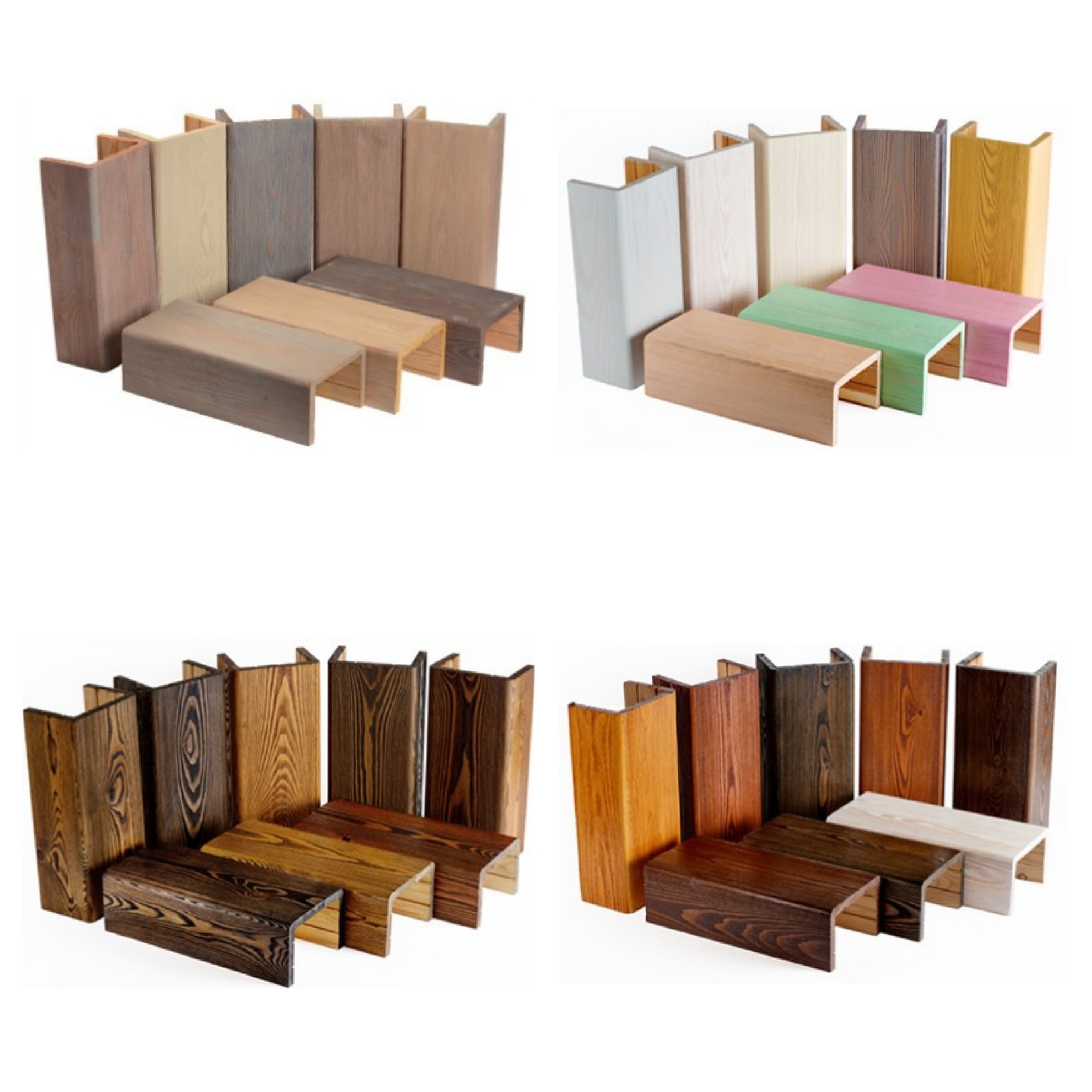 Покраска декоративных потолочных балок из дерева