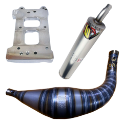 Глушитель и моторная подставка