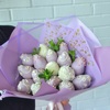 Букеты из клубники в шоколаде