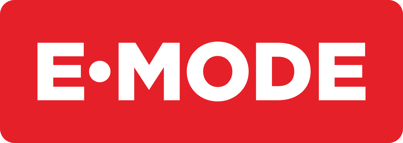 Mode logo. E-Mode. E-Mode logo. E-Mode Pro. E-Mode Lite.