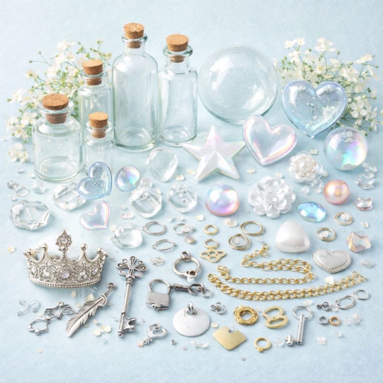 Заготовки из стекла и пластика, металла