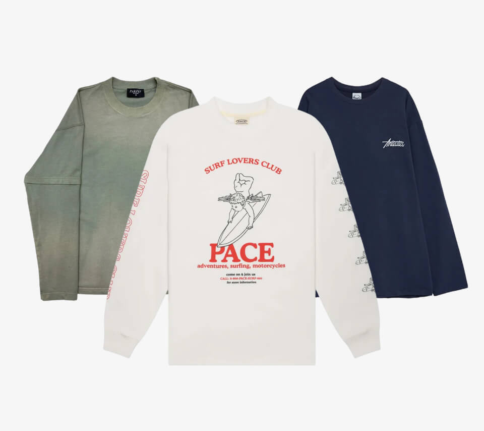 Коллекция одежды Лонгсливы