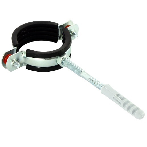 Хомуты для труб Uni-Fitt стальные с резиновым уплотнителем, шпилькой и ...