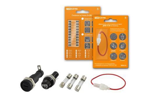 Плавкие вставки ВПТ, ВПБ, Н520 и держатели для ДПВ 5Х20, Предохранители ...