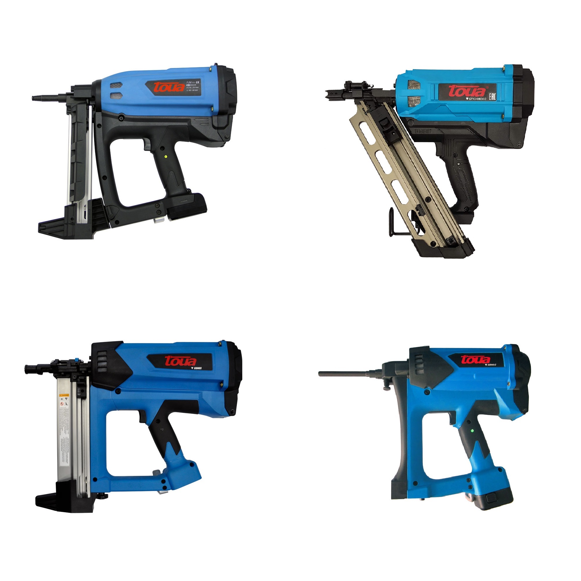 battery nail gun toua dccn40 cordless