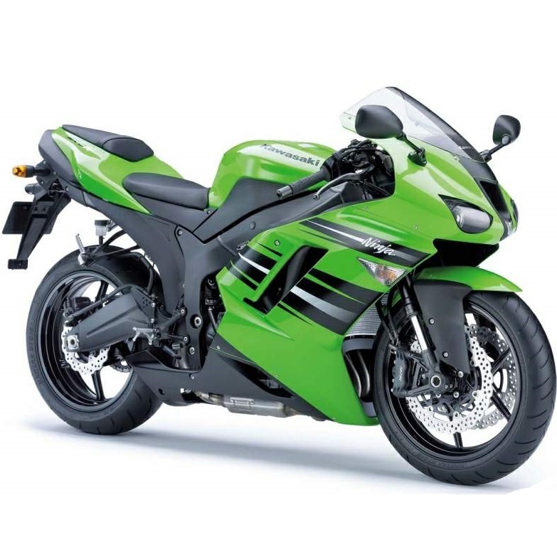 Мотоцикл Kawasaki Ninja красный