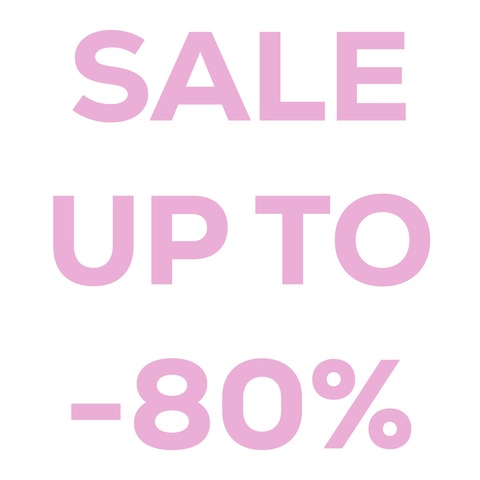 SALE UP TO -80%