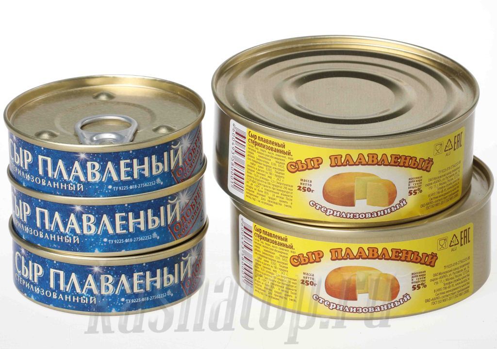 Консервированные молочные продукты от московского завода плавленых ...