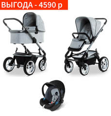 Moon Solitarie 2 в 1 + Cybex Aton Basic