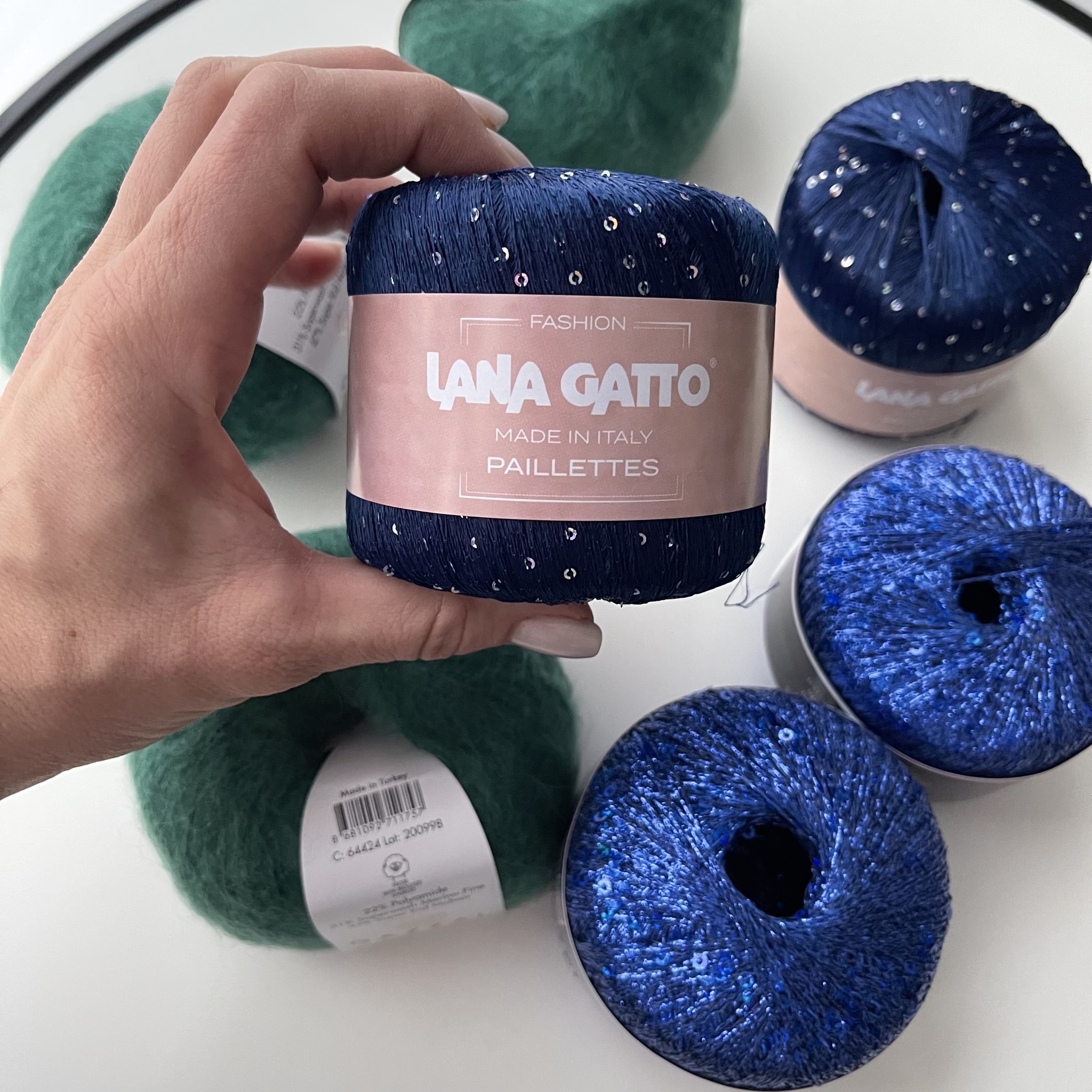 Lana Gatto Paillettes