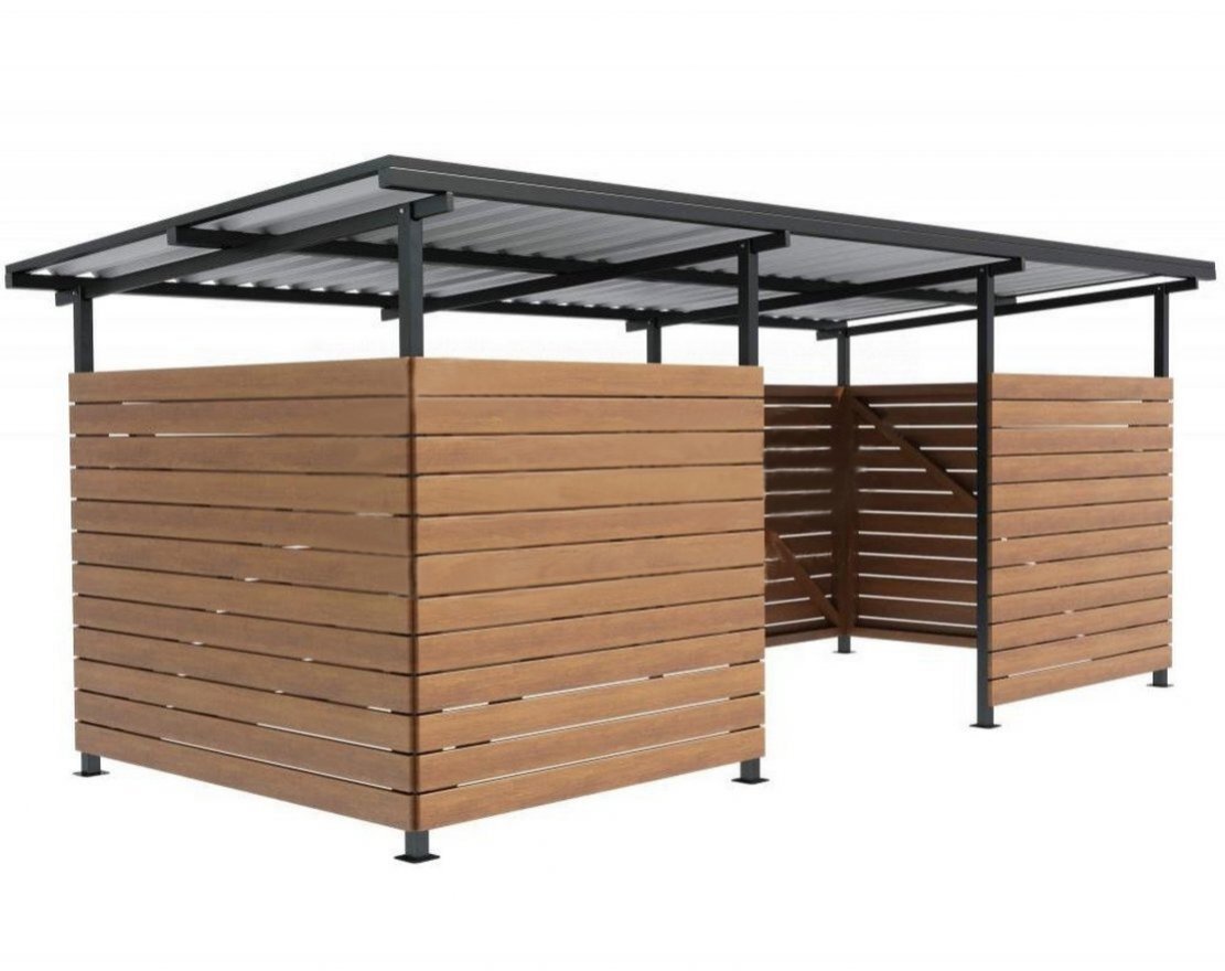 Уличные контейнерные площадки для мусора и сбора ТБО