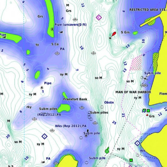 Карта глубин garmin bluechart g3