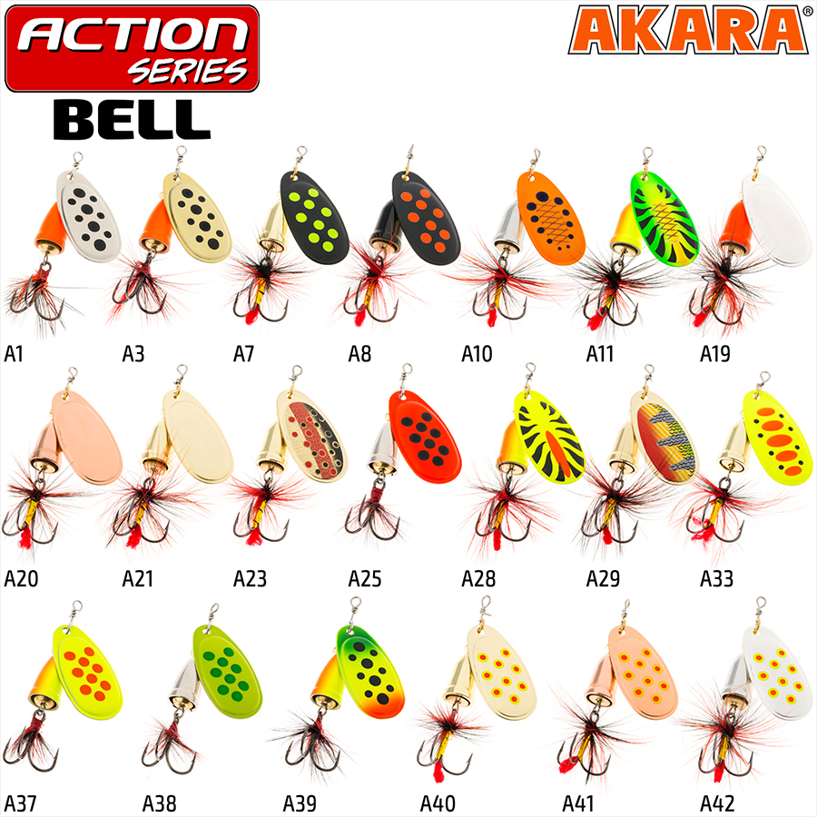 Блесна вращ. Akara Action Series Bell