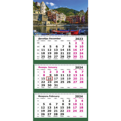 Календари трехсекционные МИНИ (на трех гребнях)