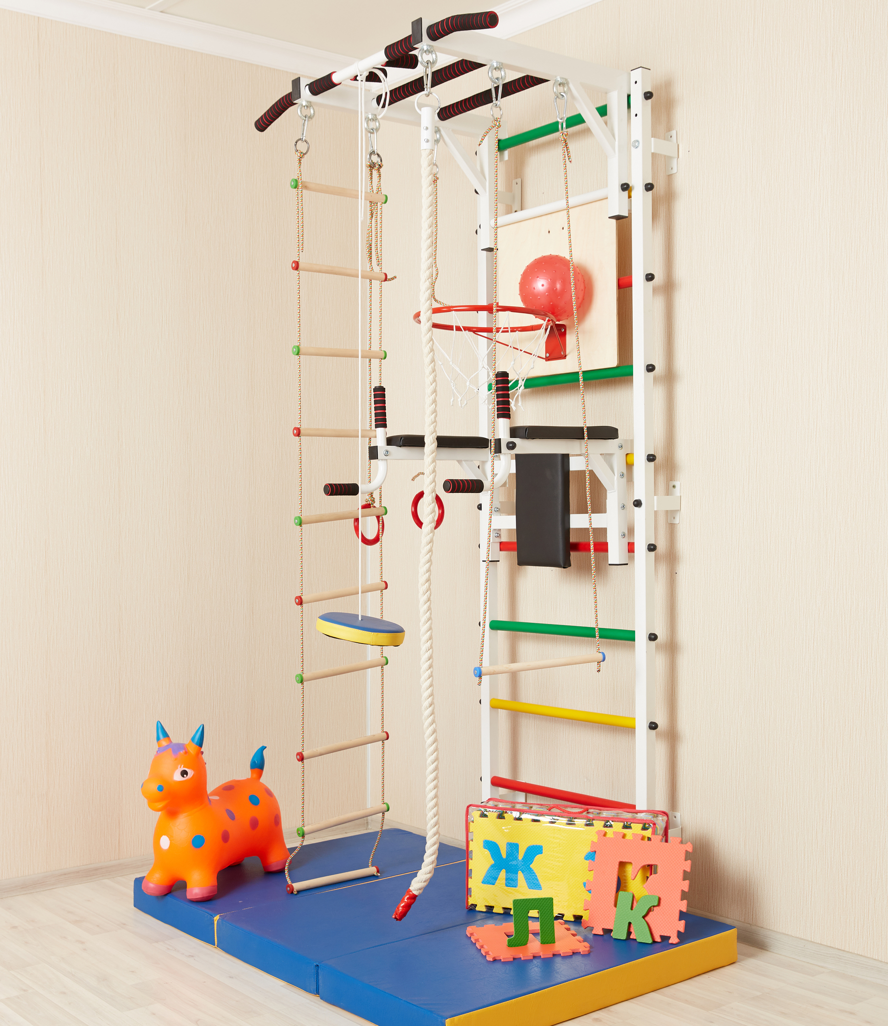 детские стенки спортивные для малышей для дома