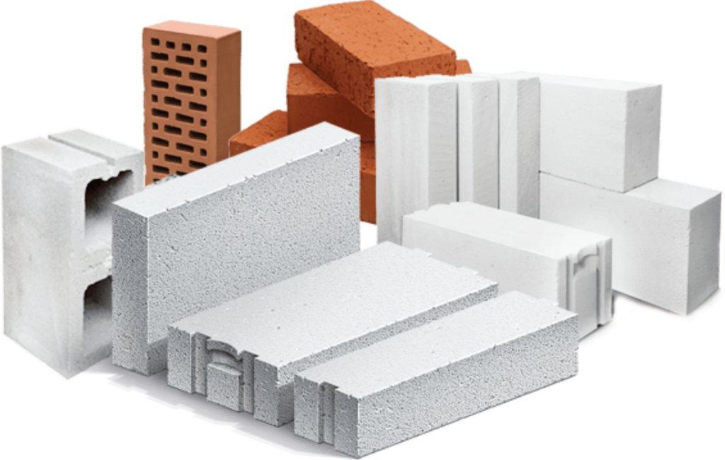 Основные виды строительных блоков