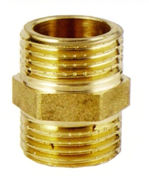 Ниппель латунный резьбовой: купить недорого в интернет-магазине Сантех ...