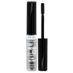 Гель для бровей LuxShow Суперфиксация 24ч эффект ламинирования, силиконовая щеточка