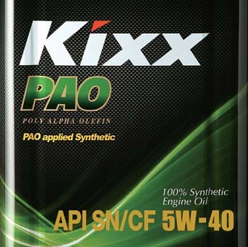 Kixx PAO синтетическое моторное масло / Кикс ПАО