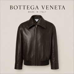 Мужские кожаные куртки Bottega Veneta
